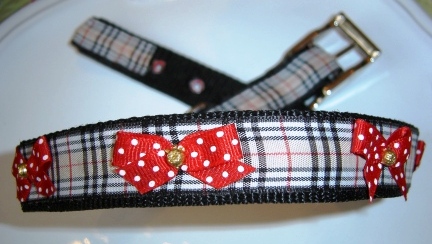 Fifiany & Co. Custom Burberry Pet Collars for Dogs and Cats
