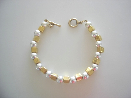 FIFIANY TWO Gold and Silver Bracelet